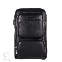 Рюкзак мужской кожаный 2083BSH black Heanbag - S-style фото 3