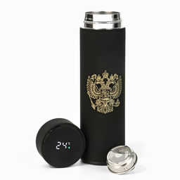 Термос Герб, 500 мл, с ситечком, с датчиком температуры