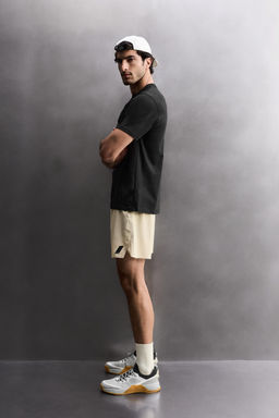 CAMISETA ALGOD?N ENTRENAMIENTO B?SICA / Negro - Zara фото 4