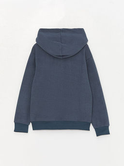 Nak??l? Uzun Kollu Polar Erkek ?ocuk Hoodie - Waikiki фото 2