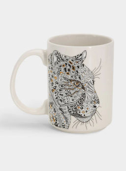 Кружка, 500 мл, фарфор N, белая, Леопард, Wild - Anna lafarg фото 6