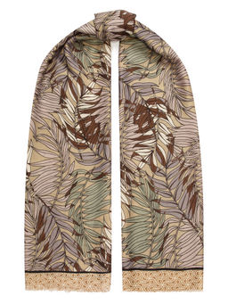 Палантин жен. виск+шерсть 90х180 LG33-959-15