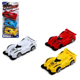 Набор инерционных машин Рейсер, 3 штуки, МИКС