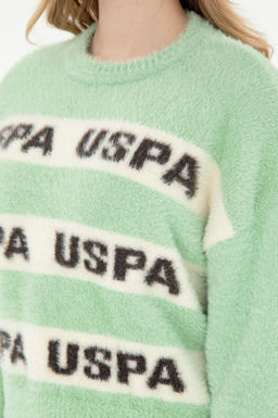 Женский мятный свитер с круглым вырезом Неожиданная скидка в корзине - U.s. polo assn фото 7