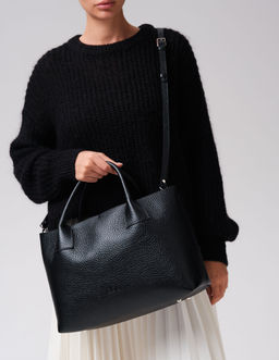 Кожаная сумка Iris DBR 31372 черный соло фото 6