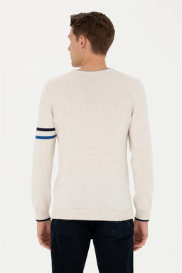 Мужской свитер из каменного меланжа - U.s. polo assn фото 5