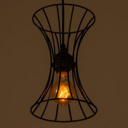 Светильник BayerLux «Анетта» Е27 40 Вт черный 16×16×23-123 см