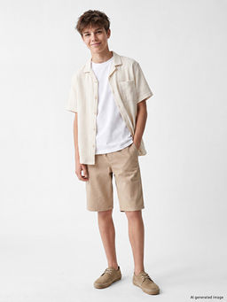 Beli Lastikli Erkek ?ocuk Gabardin ?ort