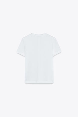 T-SHIRT WITH BACK SEAM - Zara фото 7