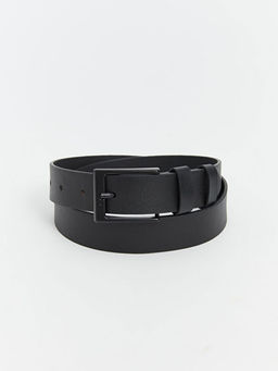 Deri G?r?n?ml? Erkek Kemer