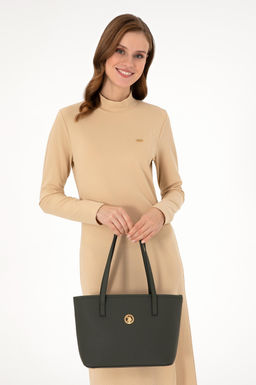 Женская сумка через плечо цвета хаки Неожиданная скидка в корзине