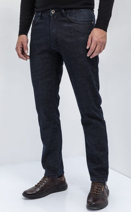 Джинсы мужские утепленные флисом P121-0152W d.blue - Primm фото 8
