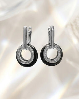 Серьги с керамикой