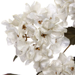 Искусственные цветы "FLOWERS GLAMOUR" 70см Гортензии 3 цветка белые