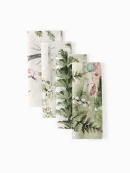 Набор кухонный «Этель. Лесная сказка»: скатерть 148×112±2 см с ГМВО, салфетка 40×40 см - 4 шт.