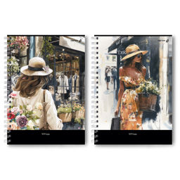 Светоч Т129 Тетрадь ученическая общая, A4 96 л. на гребне 65 г/кв.м , белизна 100 % 4 шт. клетка 01248 Красотка