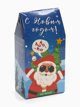 Цена за 2 шт. Чай черный подарочный новогодний С Новым годом, 50 г - Фабрика счастья фото 3