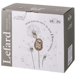 НАБОР ДЛЯ ЗАВТРАКА LEFARD ЛОВИ СЧАСТЬЕ 3ПР.: КРУЖКА 370МЛ, САЛАТНИК, ТАРЕЛКА 20,5СМ фото 4