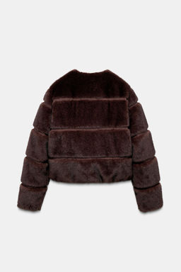 SHORT FAUX FUR COAT HEIQ XREFLEX SKI COLLECTION