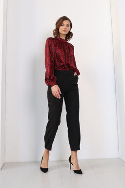 Брюки миди с карманами