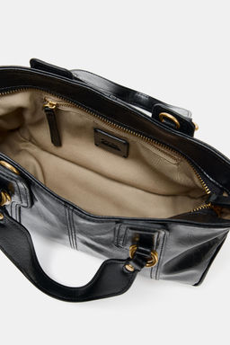 HANDBAG WITH METAL DETAILS - Zara фото 6