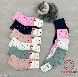 Детские носки в горошек 10 пар