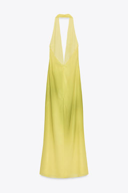 LONG PRINTED KNOT DRESS - Zara фото 17