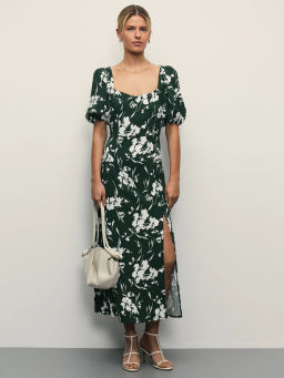 Платье миди с цветочным принтом / Zarina