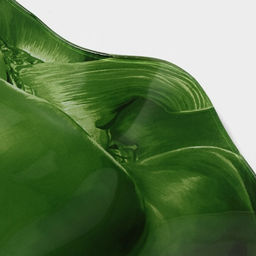 Блюдо сервировочное Доляна «Перчик», 16×15 см, стекло, зелёное