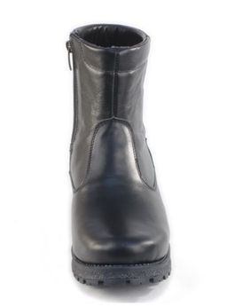 Ботинки женские на литой подошве черные,кожа, молния. - Roshva фото 7