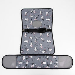 Сумка-переноска каркасная Играющие котики, размер L, 53 х 21 х 29 см, серая - Пижон фото 7