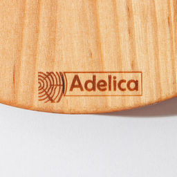 Доска разделочная деревянная с металлической ручкой Adelica, d=20×1,8 см, пропитана минеральным маслом, берёза