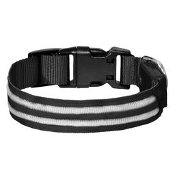 ВИА Светодиодный ошейник "Конти", чёрный, размер S, 2,5x40см 88кит09