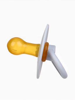 Соски-пустышки, от 3 мес., латекс, классические, в контейнере, набор из 2 шт., зелёный/серый, M&B