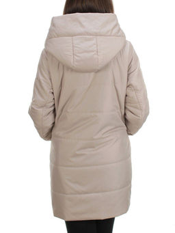 22225 BEIGE Куртка демисезонная женская (100 гр. синтепон) - Фабричный китай фото 5