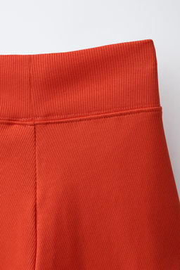 LEGGING CORTO RIB / Naranja - Zara фото 4
