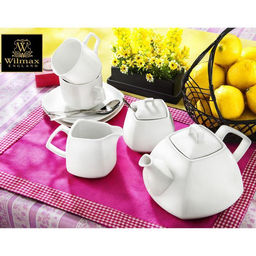 Чайник заварочный Wilmax Ilona, 1.05 л, фарфор, белый