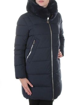 228 DK. BLUE Пальто женское зимнее Wisbeer