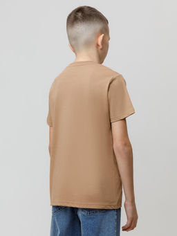 КР 302840/коричневый 1038 к586 фуфайка (футболка) для мал