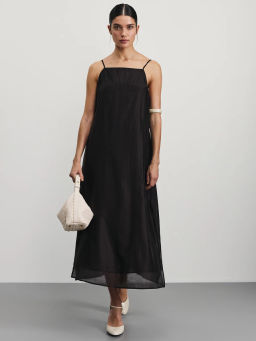 Платье миди с разрезами / Zarina фото 2