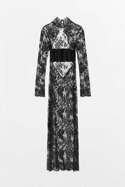 LACE DRESS WITH LOW BACK - Zara фото 7