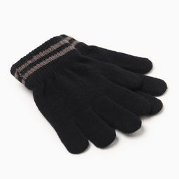 Перчатки детские MINAKU, 13 см, чёрные