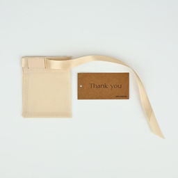 Цена за 5 шт. Мешочек подарочный из хлопка «Спасибо», 7×9 см ± 1.5 см
