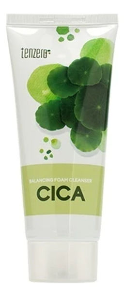 Пенка для умывания с экстрактом центеллы азиатской TENZERO Balancing Foam Cleanser Cica , 100g