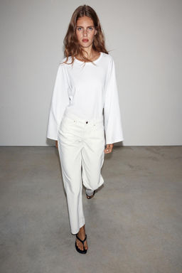 JEANS Z1975 REGULAR TIRO BAJO / Blanco - Zara фото 2