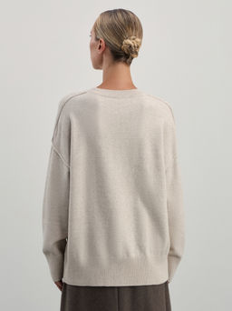 Джемпер из вискозы со швами / Zarina  фото 5