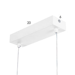 Светильник подвесной «Бабочки» LED 32 Вт розовый 35×5×60 см