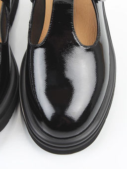 06-M47-14 BLACK Туфли женские (натуральная кожа)