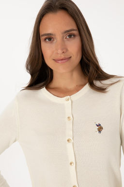 Kad_n BEYAZ Basic Triko H_rka Sepette S_rpriz _ndirim - U.s. polo assn фото 2