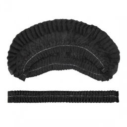 Kristaller Шапочка-клип спанбонд, чёрный, 50 шт  фото 4